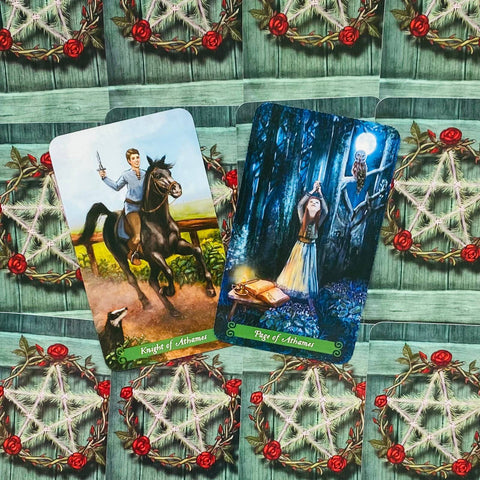 The Green Witch Tarot Cards Deck Ann Moura Esoteric Llewellyn