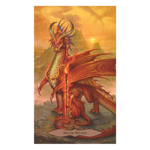 Tarot Of Dragons Cards Deck Llewellyn Shawn Mackenzie Firat Solhan Spirit