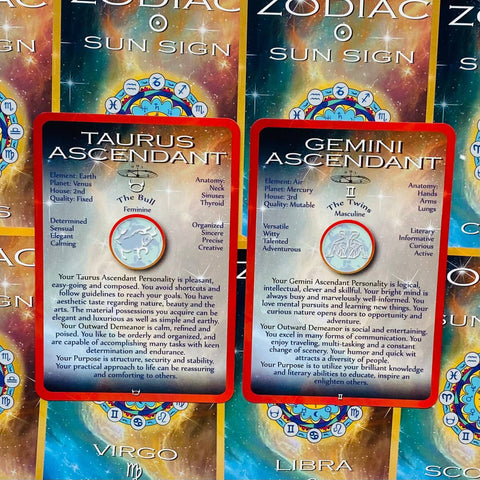 Positive Astrology Cards Krystal Savoy Esoteric Fortune Telling Agm