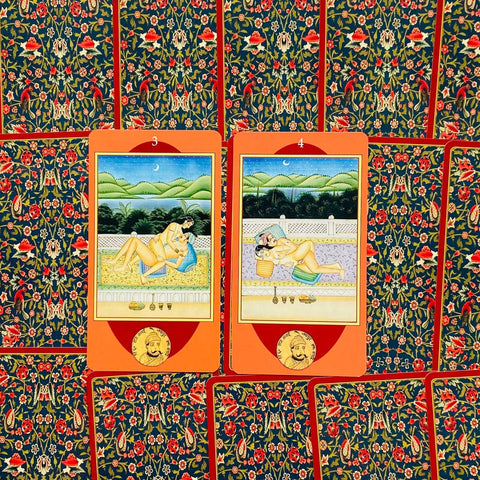 Kamasutra Tarot Cards Deck Erotic And Spiritual Cards Esoteric Lo Scarabeo
