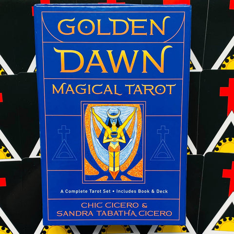 Golden Dawn Magical Tarot Cards Deck Book Set Chic Cicero Esoteric Llewellyn