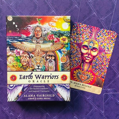 Earth Warriors Oracle Deck Cards Esoteric Fortune Telling Blue Angel