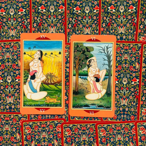 Kamasutra Tarot Cards Deck Erotic And Spiritual Cards Esoteric Lo Scarabeo