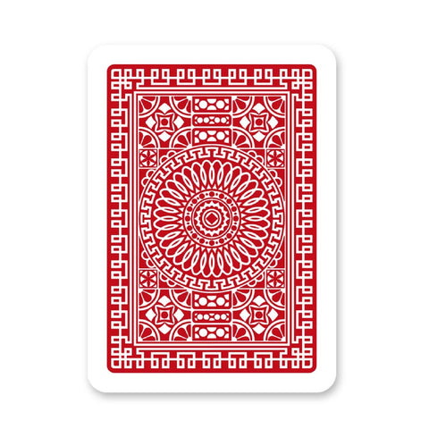 Poker Club Red Back Playing Cards Deck Poker Size Made In Italy Modiano