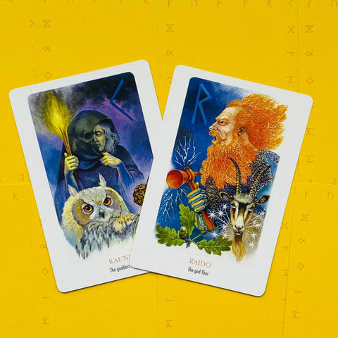 Rune Vision Cards Deck Oracle Sylvia Gainsford Howard Rodway Esoteric