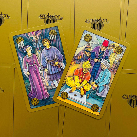 Symbolon Pocket Tarot Deck of Remembrance Cards Fortune Telling Agm