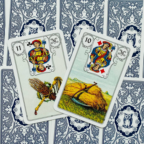 Blue Owl By Mlle Lenormand Cards Deck Esoteric Fortune Telling Agm