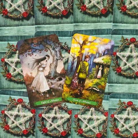 The Green Witch Tarot Cards Deck Ann Moura Esoteric Llewellyn