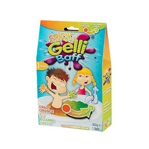Gelli Baff Color Change Orange Green Turn Water Into Goo Jelly Bath Kids
