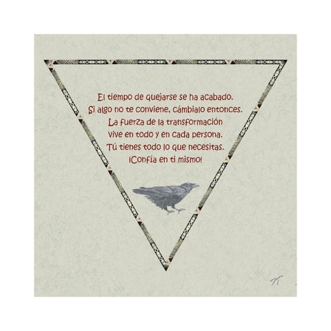 Las Cartas Del Cuervo Oracle Cards Spanish Deck Bucker Agm With Bag