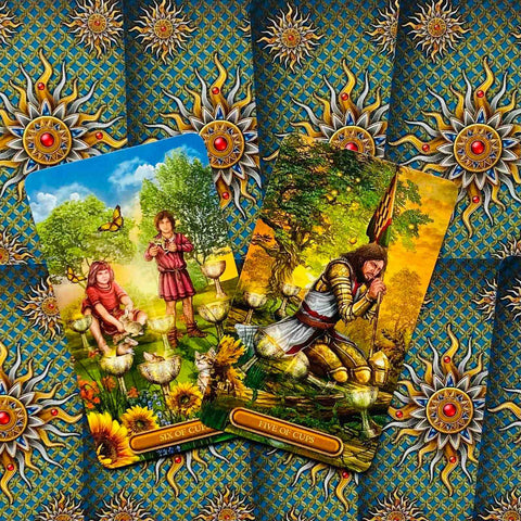 Gilded Tarot Royale Mini Cards Deck Llewellyn Ciro Marchetti Small Edition