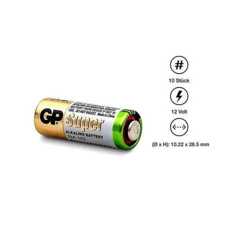 Gp Alkaline Super Battery 23A A23 Mn21 V23Ga 12V 1Bl China
