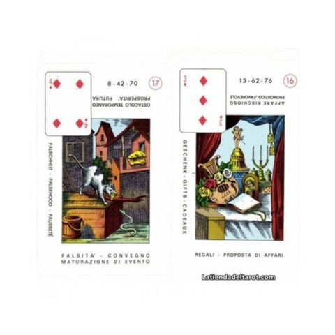 La Nuova Cartomancy Tarot Playing Cards Deck Modiano Magic Esoteric