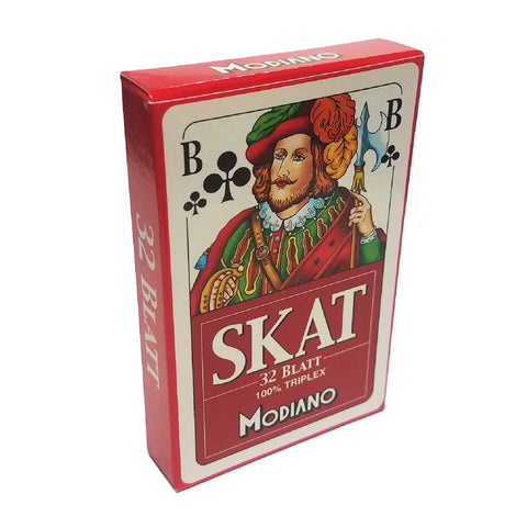 Modiano Skat Playing Cards Deck Games Hobbies Red
