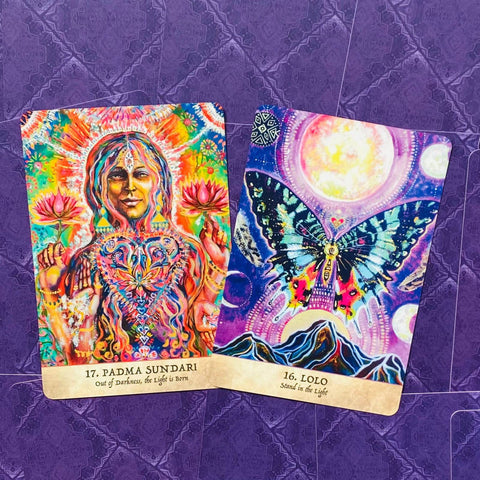 Earth Warriors Oracle Deck Cards Esoteric Fortune Telling Blue Angel