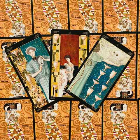 Golden Tarot Of Klimt Deck Cards Multilingual Lo Scarabeo By Gustav Klimt