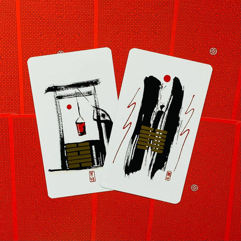 I Ching By Klaus Holitzka Oracle Deck Cards Esoteric Fortune Telling Agm