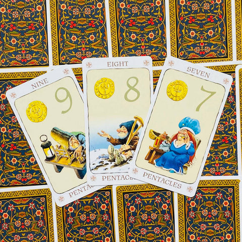 Tarot Of Gnomes Deck Cards Lo Scarabeo Lupatelli Esoteric Fortune Telling