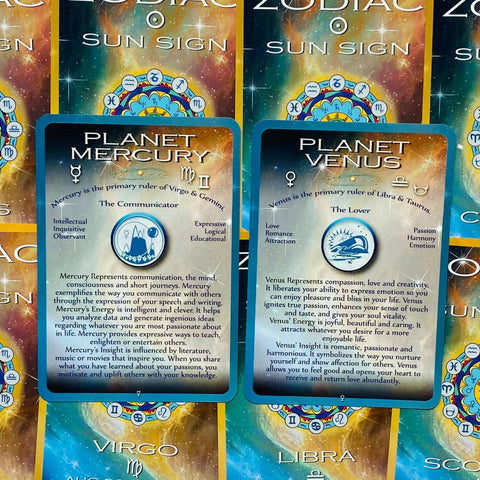 Positive Astrology Cards Krystal Savoy Esoteric Fortune Telling Agm