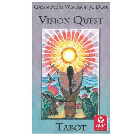 Vision Quest Tarot Cards Deck Gayan Sylvie Winter Spanish With Bag
