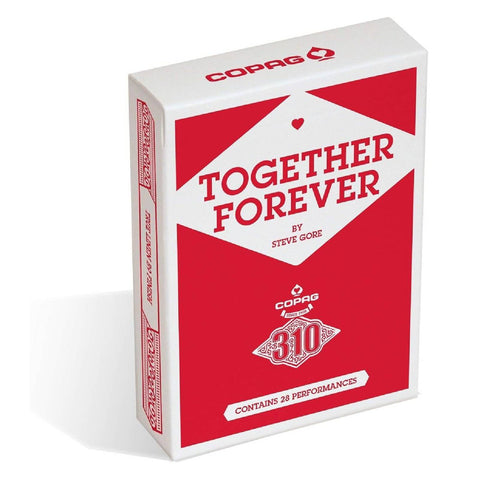 Copag 310 Together Forever Poker Playing Cards Deck Paper Standard Index Red