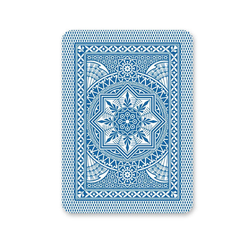 Poker Modiano Blue Plastic Playing Cards 4 Large Index Poker Size