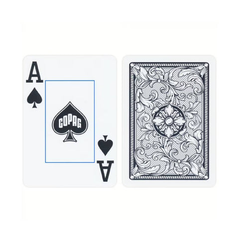 Legacy Plastic Playing Cards Poker Size (black/gold) Double Deck Set Copag