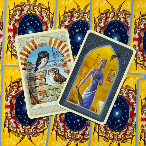 Mystical Lenormand Deck Cards Oracle Esoteric Agm With Bag