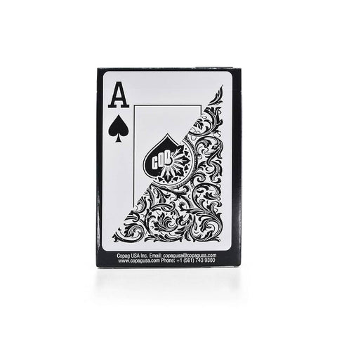 Copag Elite 1546 Plastic Playing Cards Bridge Jumbo In Black/Gold Double