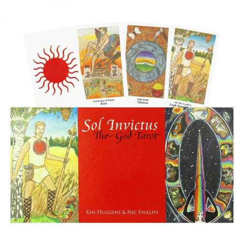 Sol Invictus The God Tarot Cards Deck Book Set Schiffer Publishing Huggens