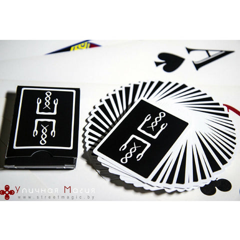 Heka Playing Cards Deck Difatta Gbm G.B.M. USpcc Magic Tricks Poker Black