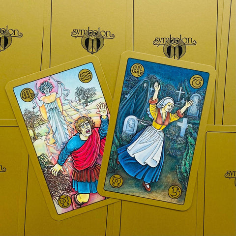 Symbolon Pocket Tarot Deck of Remembrance Cards Fortune Telling Agm