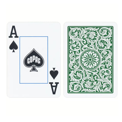 Copag Elite Bridge Size Playing Cards Double Deck Jumbo Burgundy Green