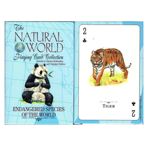 Endangered Species Of The Natural World Playing Cards Deck US Games Systems