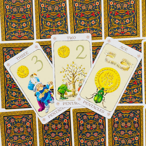 Tarot Of Gnomes Deck Cards Lo Scarabeo Lupatelli Esoteric Fortune Telling