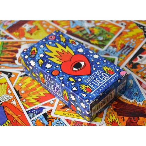 Tarot Del Fuego Cards Deck By Ricardo Cavolo Fournier Telling Spain