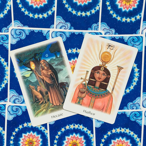 The Oracle Of The Goddess Set Book Deck Cards Esoteric Fortune Telling Agm