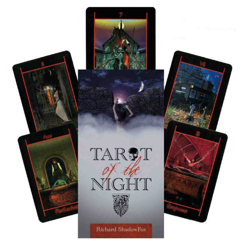Tarot Of The Night Deck Book Set Schiffer Publishing Richard Shadowfox