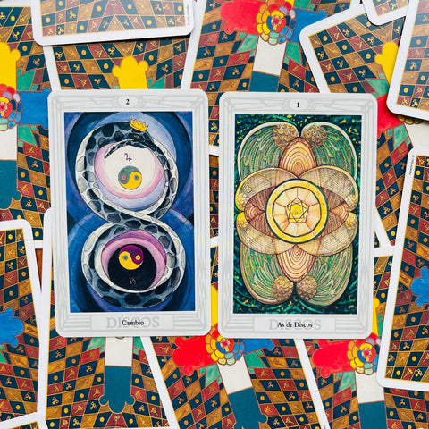 El Tarot Thoth de Aleister Crowley Standard Cards Spanish With Bag