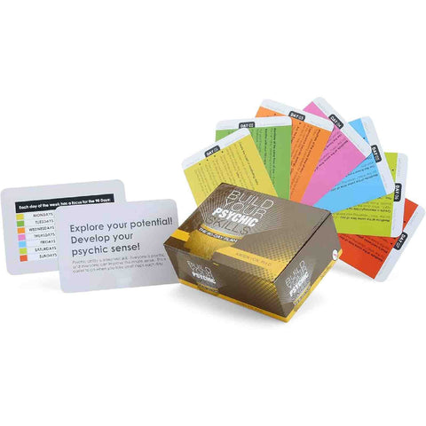 Build Your Psychic Skills: The 90-Day Plan Cards Deck Schiffer Publishing