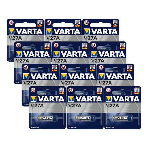 12 Varta V27A Alkaline Battery Lr27 12V 19Mah 27A Mn27 4227 1Bl