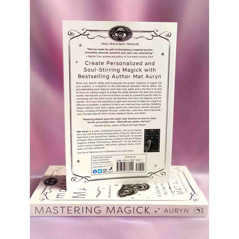 Mastering Magick Spellcasting For The Psychic Witch M. Auryn Book Llewellyn