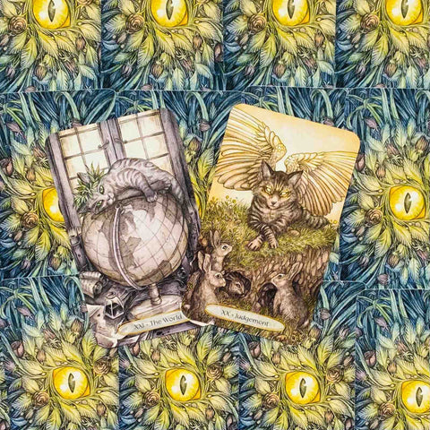 Soul Cats Tarot Cards Deck Llewellyn Leeza Robertson Adam Oehlers Full Deck