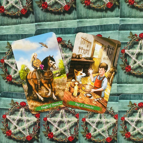 The Green Witch Tarot Cards Deck Ann Moura Esoteric Llewellyn