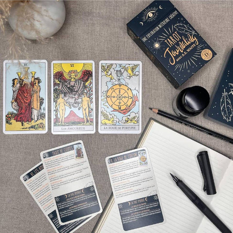 Tarot Journaling Avec A.E. Waite Cards French Edition Cartamundi