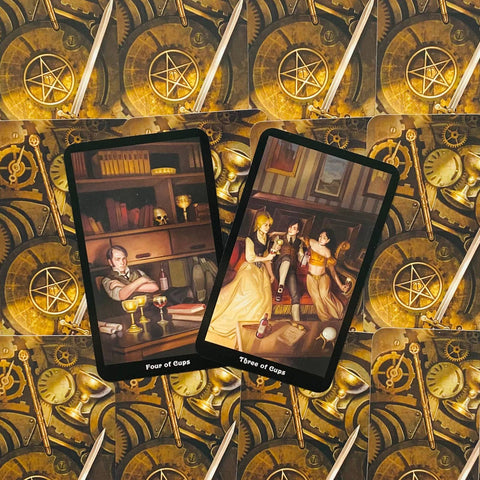 The Steampunk Tarot Cards Deck Esoteric Telling Barbara Moore Llewellyn