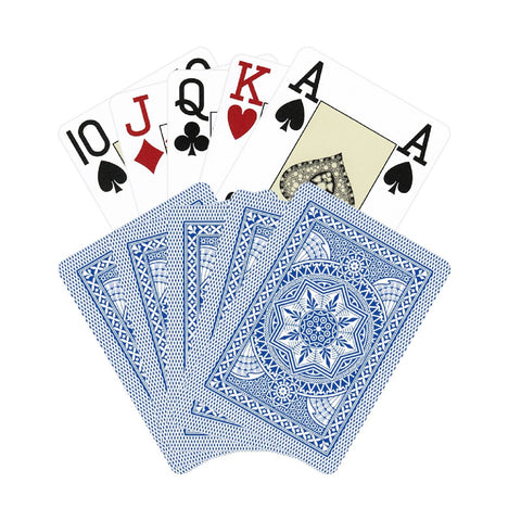 Modiano Poker Playing Cards Deck Light Blue 4 Jumbo Large Index Plastic