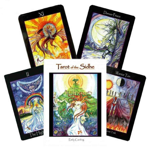 Tarot Of The Sidhe Cards Deck Book Schiffer Publishing Emily Carding