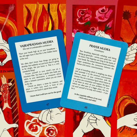 Mudras for Body Mind & Spirit Cards Deck Hirschi Agm With Bag