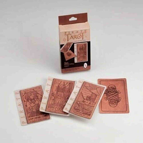 Pirate Tarot Cards Deck Woodcarving Schiffer Publishing Carrie Lucas Amodio